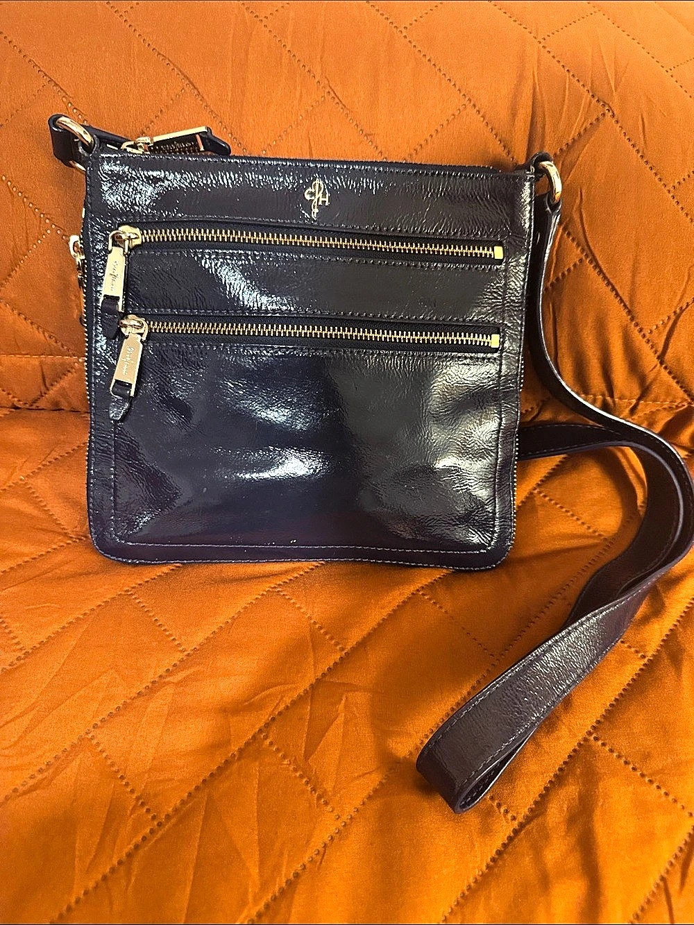 Cole Haan Navy Blue Crossbody Bag